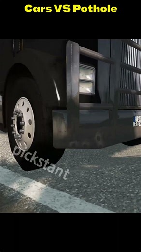 Cars vs Pothole - BeamNG.drive