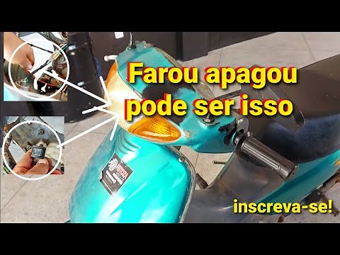 Biz não acendo o farol o que pode ser? Veja as causas.