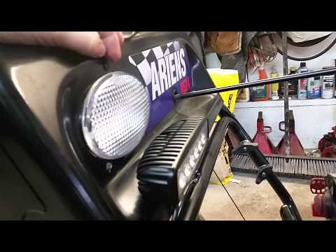 Installing a 18w led light on my ariens snow blower