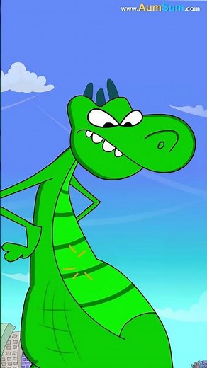 Godzilla - Part 4 | #aumsum #kids #shorts #science