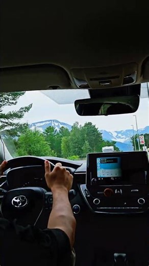 Driving Through Norway 🇳🇴 | Mountains & Open Roads #norway #norwayroadtrip #mountains #travelshorts