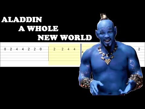 Aladdin - A Whole New World (Easy Guitar Tabs Tutorial)