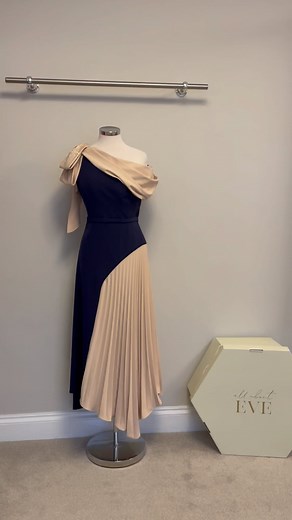 Which hat would you choose? We have some beautiful fascinators in-store for you to choose from to match your beautiful outfit. Outfit : @veniinfantino 992212 #motherofthebride #motherofthegroom #motherofthebridedress #navydress #hats #fasinator #southwalesweddings #veniinfantino | All About Eve Bridal Ltd