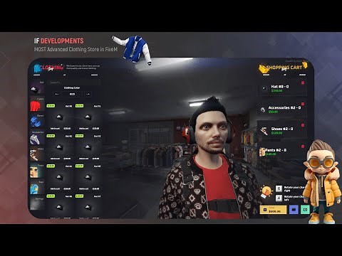 FiveM Clothing Store System V1 (Clothes as Item) | Store.IFDevelopments.Com