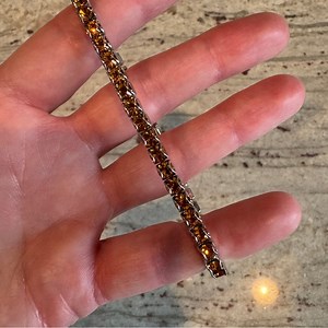 TOUCHSTONE CRYSTAL BY SWAROVSKI | November Birthstone Bracelet topaz crystal