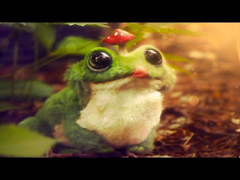 I Made A Frog...But Furry l Polymer Clay Art Doll