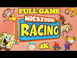 Nicktoons Racing 4K 60fps - Full Gameplay HARD MODE (NO COMMENTARY)