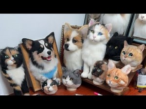 Needle felted Dog Tutorial for beginners. Revise your fur baby with wool 💖💖 #needlefelting #dog #diy