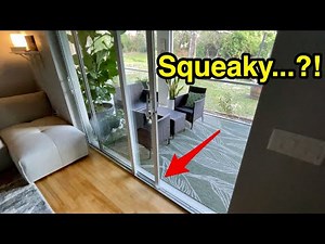 How to fix: squeaky & loud patio sliding door.