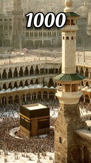 official azam islamic on Instagram: "✨Old Kaaba to New Kaaba 🕋 | 1400 Saal Ka Safar | Rare Historical Transformation #kaba #makkah #islamic #viral #reels"