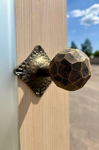 Hand-forged Door Handle: Rustic Gothic Style Hardware, Massive Forged Door Handle, Heavy-duty Handle for Front Doors, Original Design - Etsy