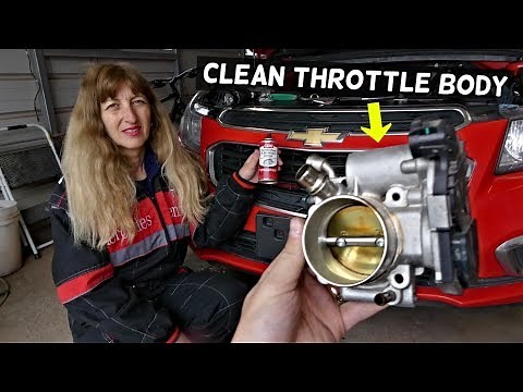 HOW TO CLEAN THROTTLE BODY ON CHEVROLET CRUZE, SONIC, SPARK, MALIBU, EQUINOX, SILVERADO, TRAVERSE