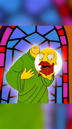 The man hears the voices of the gods 😨 #shorts #thesimpsons
