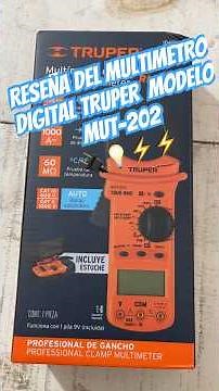 Truper clamp meter multimeter #ammeter #multimeter #truper #electricity #electrical