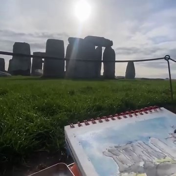 5.2K views · 294 reactions | From Constable to Turner, generations of artists have been inspired by Stonehenge.  ️ We love seeing artworks created by visitors. If you’ve made something Stonehenge-inspired, be sure to tag us when you share it online. This stunning watercolour was painted by hill_ustrations (via Instagram). | Stonehenge | Facebook