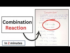 Combination Reaction Explained in Easy Words | Chemistry Class 9th, 10th, 11th , 12th
