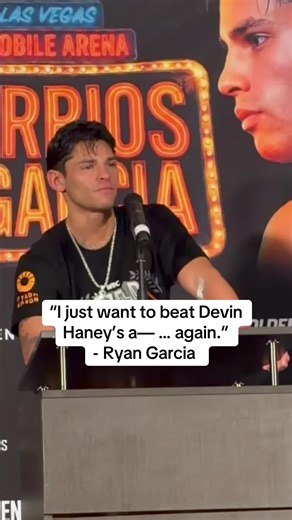 Ryan Garcia Challenges Devin Haney to a Rematch