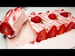 ICE CREAM 3 INGREDIENTS 🍓without ice cream maker! Easy Recipe!