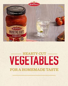 Shorter days call for shorter meal prep with Bertolli® Rustic Cut. Full of hearty veggies for homemade taste. Get our Blackened Cajun Shrimp Marinara recipe below: 1 jar Bertolli® Rustic Cut Marinara 1 lb shrimp medium to large peeled and deveined 1 teaspoon Cajun Seasoning 2 tablespoons Bertolli olive oil Salt and black pepper to taste 1 medium onion chopped 6 cloves garlic minced 1 cup dry white wine chopped fresh herbs such as parsley or basil 1 lb Farfalle | Bertolli