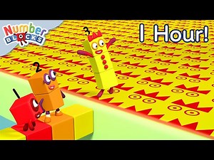 🧩 Finish the Pattern? | 1 Hour Compilation | 123 Learn to Count Fun! 🌈📺 | Numberblocks - Videos For Kids
