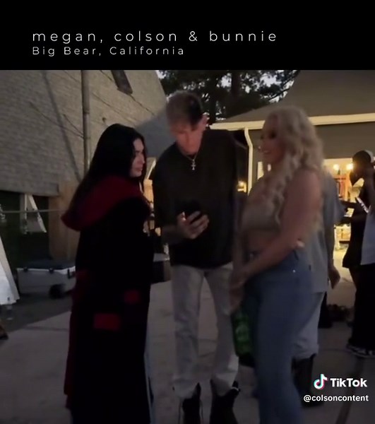 colson baker & megan fox filmed a music video last week in big bear, california. the video was for @mgk & @Jelly Roll’s new song dropping THIS FRIDAY. jelly’s wife @Bunnie Xo 🪄 was also in music video! #kellyroll “Lonely Road” by mgk and jelly roll out July 26!