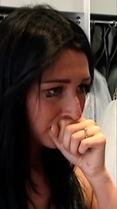 A bride sees herself in her wedding dress for the first time. Her emotional reaction is everything! The tears, the surprise, the joy... it's all there. A moment she'll never forget. #DontTellTheBride #Weddings #WeddingDress #BridalShop #WeddingInspiration #SayYesToTheDress #WeddingGoals | Don't Tell The Bride