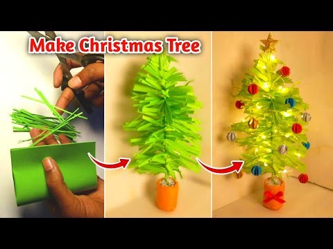 How To Make Christmas Tree | Paper Christmas Tree Making | Paper Crafts