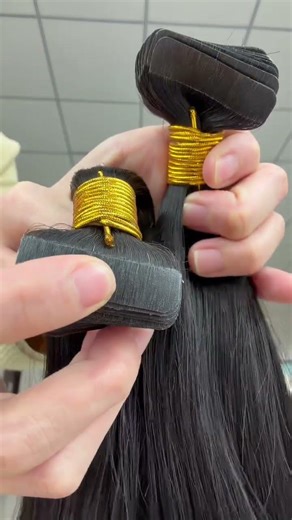 normal tape in hair
