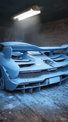 Lamborghini car restoration video #jcbvideo #halkuvideo #roadrestoration #lamborghini #sportscar