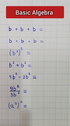 Basic Algebra Made Easy Learn in 60 Seconds ⚡ #Algebra #Math #LearnMath #MathTricks #Bigbrain