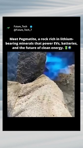 This Rare Rock is the Fuel for EVERY Electric Car! 🤯 #shorts