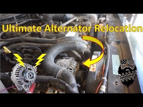 Ultimate Jeep Cherokee XJ Alternator Relocation Upgrade