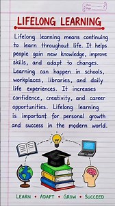 Lifelong Learning Essay in English