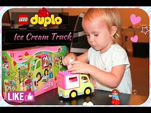 Lego Duplo Ice Cream Truck Unboxing and Building Фургон с мороженым