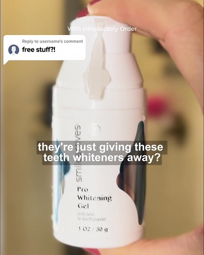 425K views · 25 reactions | Level up your teeth whitening routine with smileactives ✨ Our powerful teeth whitening formula will have you beaming with confidence  and for a limited time, get 2 Pro Whitening Gels for $24.95 with your introductory order! | Best TikTok Finds | Facebook