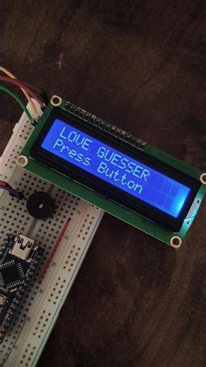Push Button Love Tester Using Arduino 😍 #shorts #love #arduino