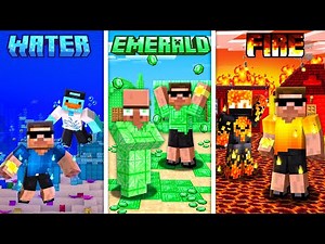 I TRANSFORMED YOUTUBERS into SUPER ELEMENTALS in Minecraft!