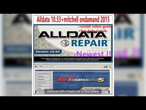Latest alldata 10.53 software + mitchel l On demand 5 auto repair alldata software All data car soft