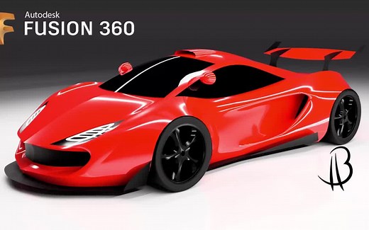 汽车概念设计速写 Fusion 360曲面建模教程 3则案例