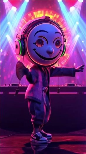 🎧 DJ Chibi Dance | Glow Party Vibes 🌟🎶
