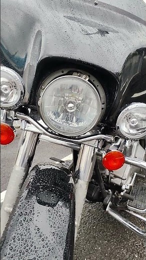 【バイク動画】ヘッドライトをLEDに交換しよう #ハーレーダビッドソン #harleydavidson #flht #エレクトラグライド