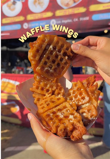 Chicken & waffles just got better! 🔥 @webee.rollin is elevating the chicken and waffle scene by combining the two foods into one bite! Get the perfect sweet and savory snack at FoodieLand Sacramento! 🤩 🗓️ May 15-17, 2026 📍 Cal Expo (1600 Exposition Blvd, Sacramento) 🕐 Fri: 3-10pm | Sat & Sun: 1-10pm 🎟️ Tickets only sold online (link in bio)* Children 5 & under get in for free. #foodieland #foodfestival #explore
