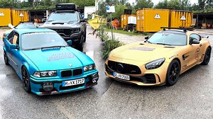 AMG GTR and BMW E36 Wrap in 48h