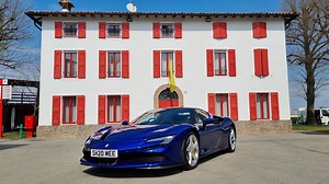 Ferrari SF90 Stradale at Ferrari factory