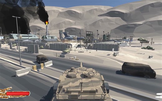 [课程作业]Unity游戏《TanksBattle》演示视频