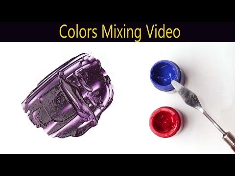 How To Mix Blue And Red Make Purple Color