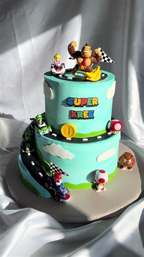 Delicious Super Mario Kart Cake Inspiration