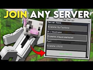 EASIEST Way to Join ANY Minecraft Server on Bedrock!