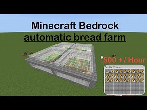 Minecraft: How to Build the ultimate bread farm in Bedrock