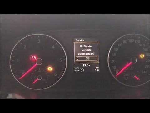 VW T6 service reset - manually without tester